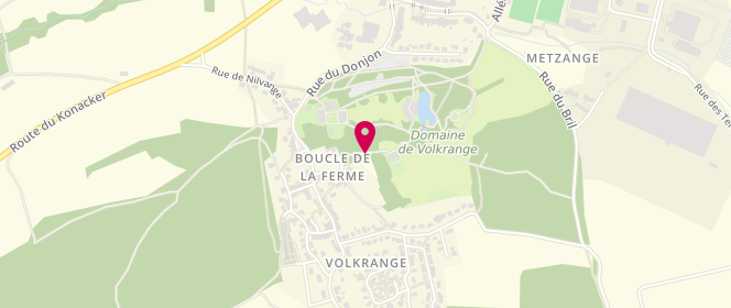 Plan de Centre Saint-Michel Thionville Volkrange - périscolaire/extrascolaire, Domaine Boucle de la Ferme, 57100 Thionville