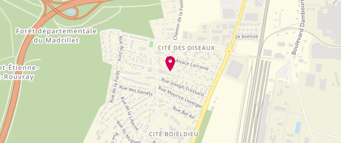 Plan de Ecole Pierre Toutain, Rue Donat Agache, 76350 Oissel