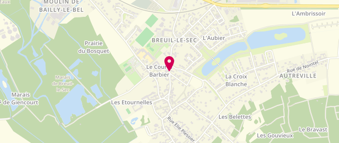 Plan de Accueil de loisirs de Breuil le Sec, Rue de la Mairie, 60840 Breuil-le-Sec