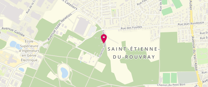 Plan de La Sapinière, Chemin des Cateliers, 76800 Saint-Étienne-du-Rouvray