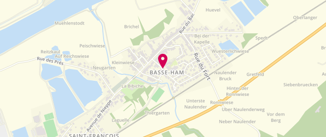Plan de Mairie de Basse Ham - périscolaire/extrascolaire, 5 Rue de la République, 57970 Basse-Ham