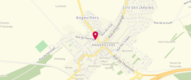 Plan de Mairie Angevillers - périscolaire/extrascolaire, 255 Rue de Havange, 57440 Angevillers
