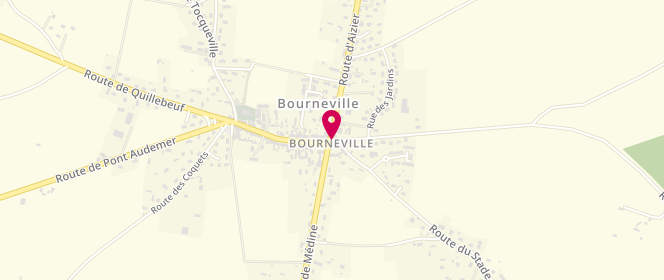 Plan de Accueil de loisirs de Bourneville Sainte Croix, 8 Route de Routot, 27500 Bourneville-Sainte-Croix