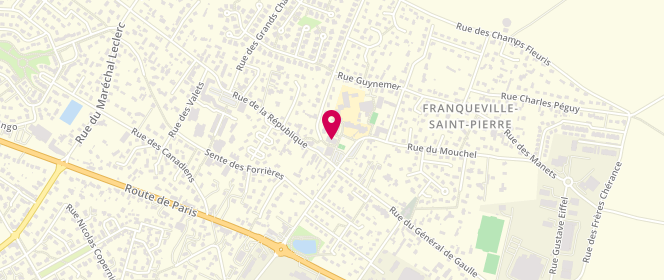 Plan de Accueil périscolaire Franqueville Saint Pierre, 1 Place Marcel Ragot, 76520 Franqueville-Saint-Pierre