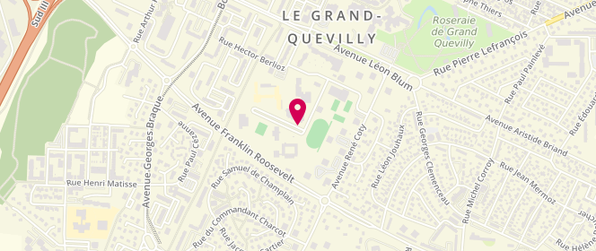 Plan de Centre de loisirs Les Tout-Petits - Mercredi, 5 Rue Salvador Allende, 76120 Le Grand-Quevilly
