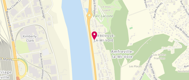Plan de Accueil de loisirs Parc Lacoste, Rue Gérard Philippe, 76920 Amfreville-la-Mi-Voie