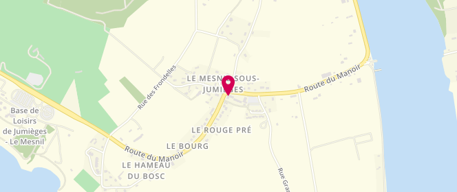 Plan de Les Souris Dansent, 1140 Route du Manoir - Ecole, 76480 Le Mesnil-sous-Jumièges