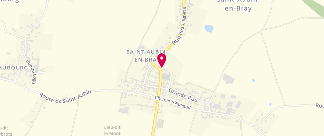 Plan de Accueil de loisirs de Saint Aubin en Bray, Route Nationale 31 Les Fontainettes, 60650 Saint-Aubin-en-Bray