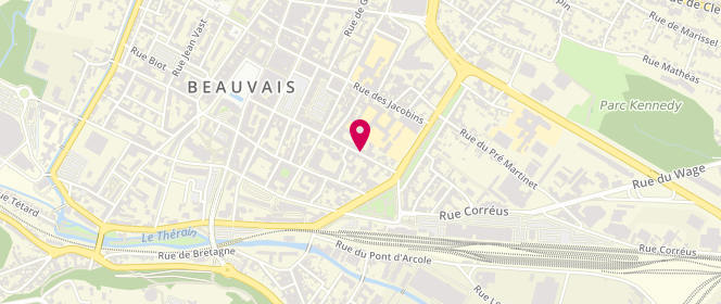 Plan de Accueil de Scoutisme de Beauvais, 101 Rue de la Madeleine, 60000 Beauvais