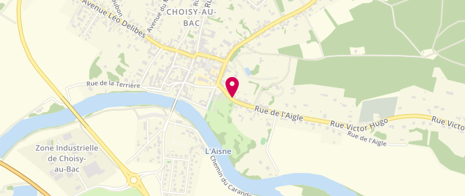 Plan de Accueil de Scoutisme de Choisy au Bac, 5 Rue de l'Aigle, 60750 Choisy-au-Bac