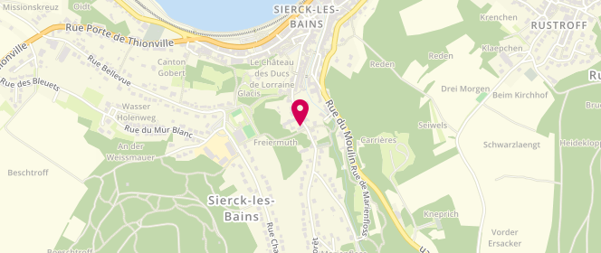 Plan de Pep Lor'est Sierck-Les-Bains - périscolaire/extrascolaire, 14 Rue Cardinal Billot, 57480 Sierck-les-Bains