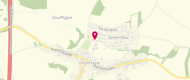 Plan de Mairie De Zoufftgen - Périsolaire/extrascolaire, 3 Impasse des Bouleaux, 57330 Zoufftgen