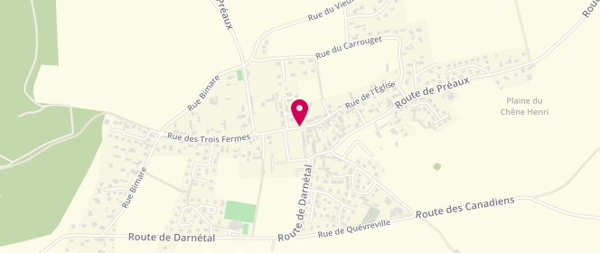 Plan de Accueil périscolaire, Rue des Emouquets, 76160 Roncherolles-sur-le-Vivier