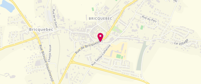 Plan de Centre de loisirs Familles Rurales de Bricquebec, 11 Bis Rue de Bricqueville, 50260 Bricquebec-en-Cotentin