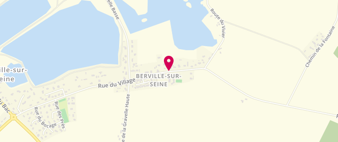 Plan de MJC Duclair périscolaire - Berville sur Seine 3-11 ans, Rue du Village, 76480 Berville-sur-Seine