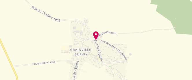 Plan de Ecole de Grainville Sur Ry, 72 Rue des Écoles, 76116 Grainville-sur-Ry