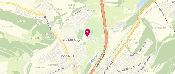 Plan de périscolaire Agora - Russange - extrascolaire, 25 Rue Saint Exupéry, 57390 Russange