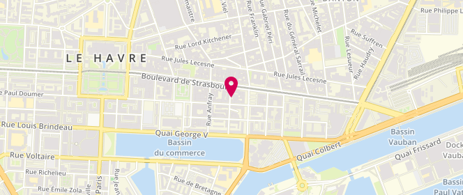 Plan de Planète Jeux, 24 Rue Georges Heuillard, 76600 Le Havre