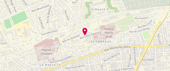 Plan de St Tho Les Ormeaux, 39 Rue Louis Delamare, 76600 Le Havre