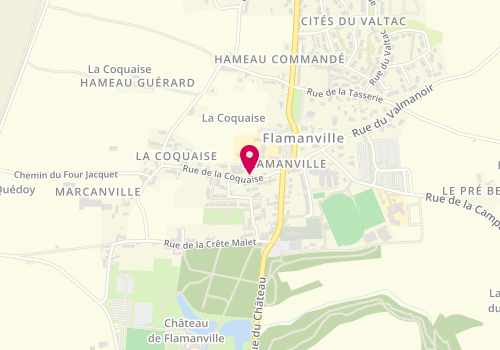 Plan de Association Canton Jeunes, 4 Bis Rue de la Coquaise, 50340 Flamanville