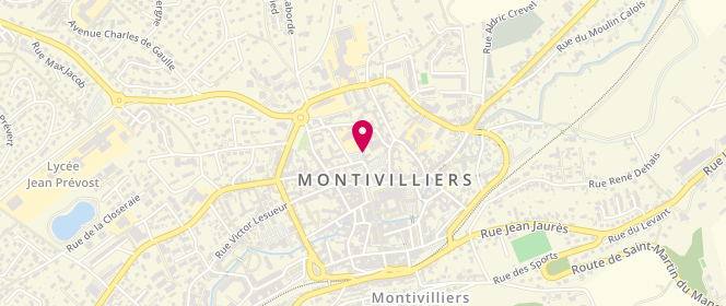 Plan de Amicale Laïque Montivilliers, 2 Place Jules Ferry, 76290 Montivilliers