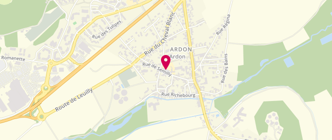 Plan de Accueil de loisirs Laon Ecole Élémentaire Ardon, 8/10 Rue de Semilly, 02000 Laon