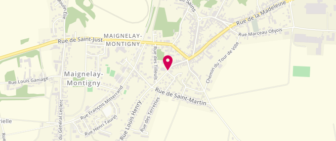 Plan de Accueil de loisirs de Maignelay Montigny, Rue Antoine Marminia, 60420 Maignelay-Montigny