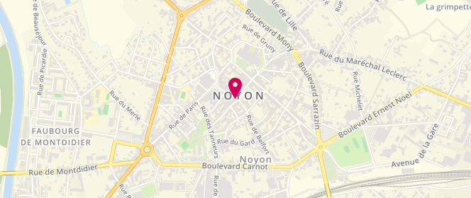 Plan de Accueil de loisirs Les Pit'chouns De Noyon, 2 Rue des Boucheries, 60400 Noyon
