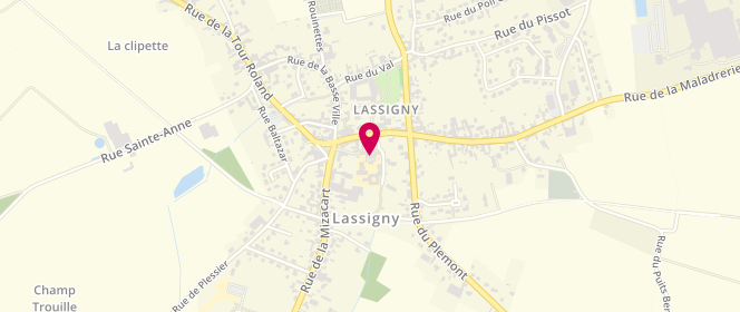 Plan de Accueil de loisirs de Lassigny, Place de la Mairie, 60310 Lassigny