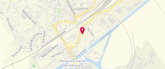 Plan de Accueil périscolaire maternel Chauny/Chaussée, 56 Rue Chardonnier, 02300 Chauny