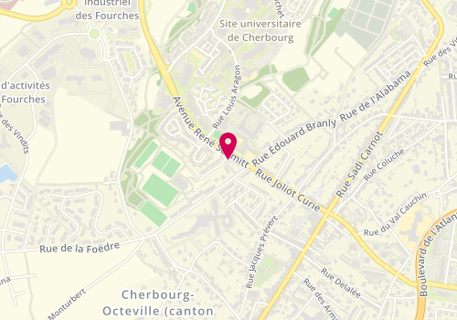 Plan de Groupe Scolaire Albert Bayet, 5 Bis Avenue René Schmitt, 50130 Cherbourg-en-Cotentin