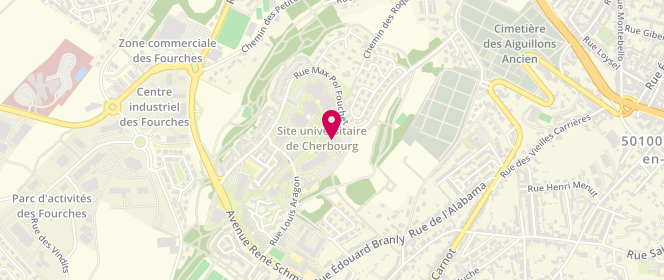 Plan de Accueil périscolaire Ecole Maternelle Les Roquettes Cherbourg, 10 Rue Louis Aragon, 50130 Cherbourg-en-Cotentin