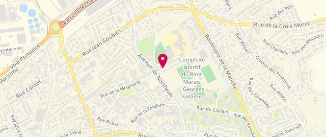 Plan de Point d'Accueil Northeim, 43 Rue Augustin le Maresquier, 50110 Cherbourg-en-Cotentin