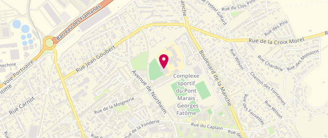 Plan de Zone Ados Maison du Temps Libre Tourlaville, 638 Avenue de Northeim, 50110 Cherbourg-en-Cotentin