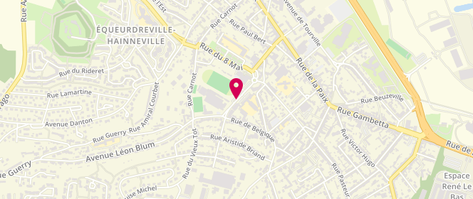 Plan de Accueil de loisirs Sportif Equeurdreville-Hainneville, Rue des Résistants, 50120 Cherbourg-en-Cotentin