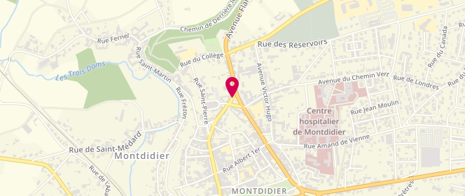 Plan de Accueil de loisirs de Montdidier, Place de la République, 80500 Montdidier