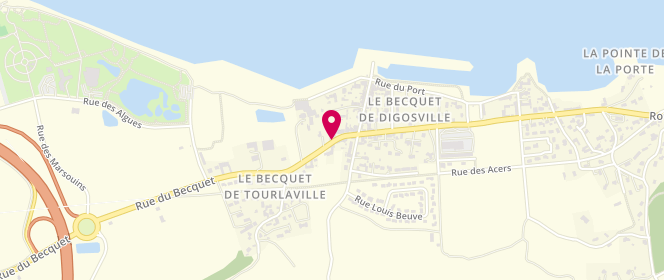 Plan de Accueil périscolaire Groupe Scolaire Emile Doucet, Rue Maxime Laubeuf, 50110 Cherbourg-en-Cotentin