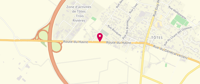 Plan de Peris-Caux-Laire, Route du Havre, 76890 Tôtes