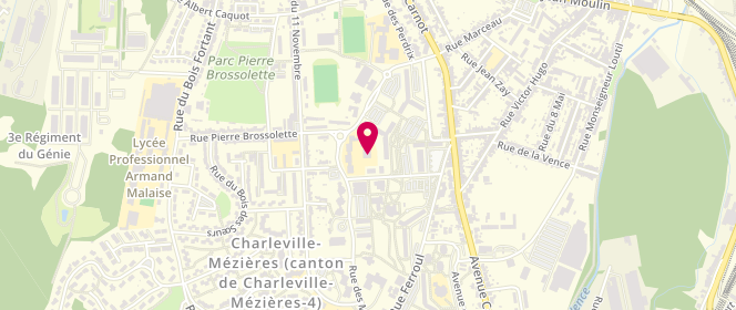 Plan de On Prend Le Relais Alsh, 1 Rue des Mesanges, 08000 Charleville-Mézières