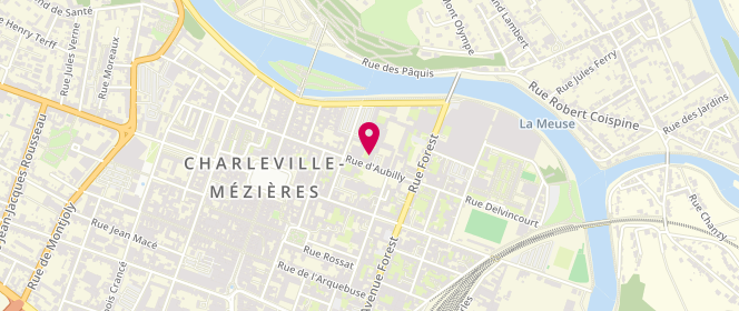 Plan de Accueil de loisirs Maison de la Culture et des Loisirs Ma Bohème, 21 Rue d'Aubilly, 08000 Charleville-Mézières