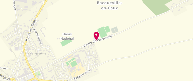 Plan de Accueil de loisirs Bacqueville en Caux, Route de Pierreville, 76730 Bacqueville-en-Caux