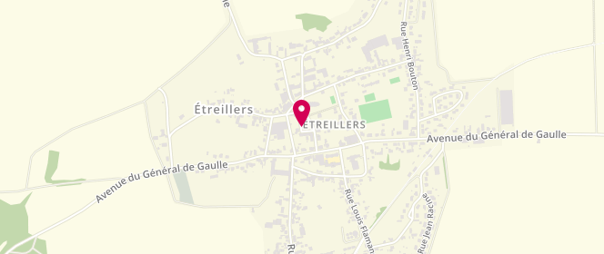 Plan de Accueil de loisirs extrascolaire Etreillers, Place de Verdun, 02590 Étreillers