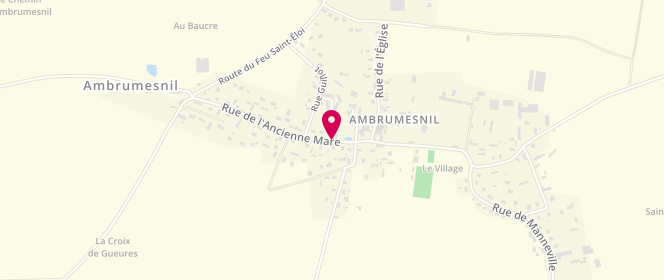 Plan de Halte vacances d'Ambrumesnil, Rue de l'Ancienne Mare, 76550 Ambrumesnil