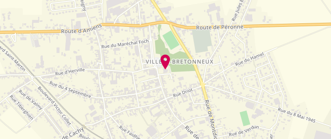 Plan de Accueil de loisirs Extra et Peri Scolaire, Rue du Général Leclerc, Ecole Saint Exupéry, 80800 Villers-Bretonneux