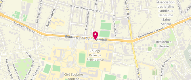 Plan de Accueil de loisirs la Providence, 146 Boulevard de Saint Quentin, 80000 Amiens