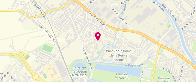 Plan de Accueil de loisirs Primaire Faubourg de Hem, 147 Rue Verrier Lebel, 80000 Amiens