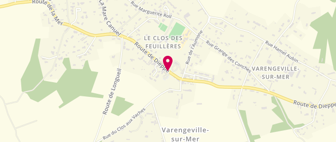 Plan de Accueil périscolaire de Varengeville Sur Mer, 47 Route de Dieppe, 76119 Varengeville-sur-Mer