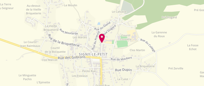 Plan de Accueil de loisirs - Signy Le Petit, 22 Rue du Gard, 08380 Signy-le-Petit