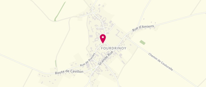 Plan de Accueil de loisirs de Fourdrinoy, Rue de la Marre, 80310 Fourdrinoy