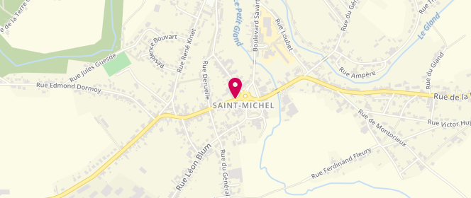 Plan de Accueil de loisirs de Saint-Michel, 8 Place Rochefort, 02830 Saint-Michel
